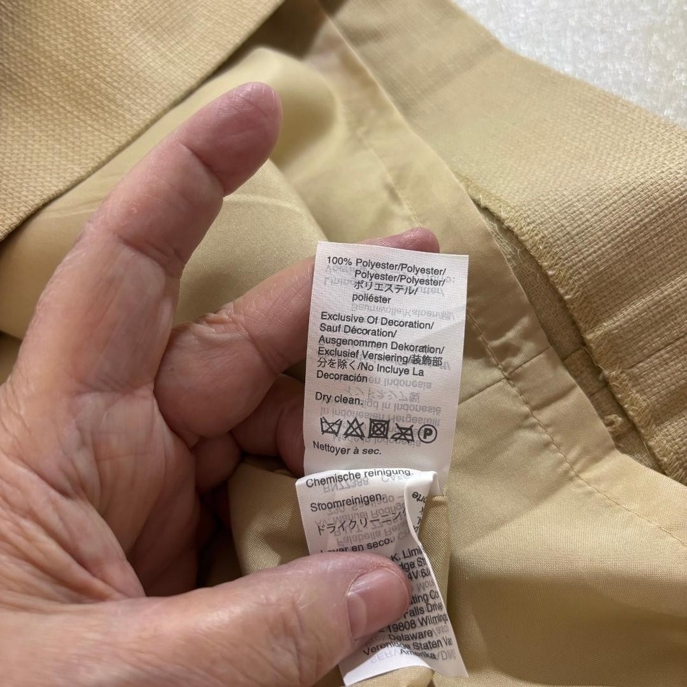 J Crew Dress Sleeveless Light Khaki Size 6 Sheath Knee Length NWT - Picture 7 of 9